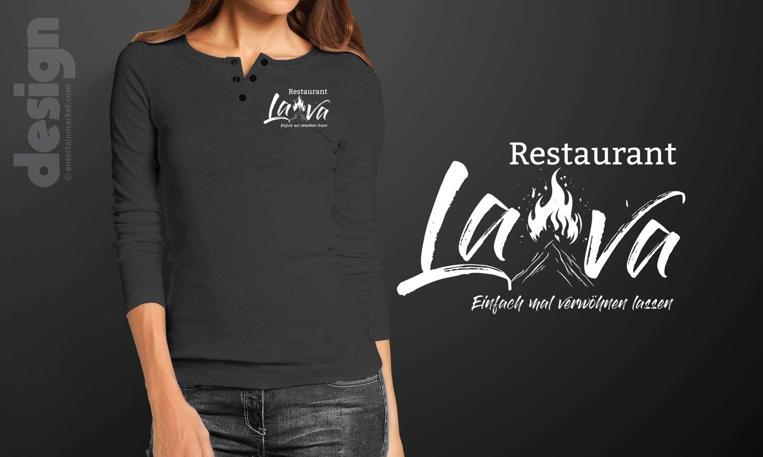 Lava-Restaurant Logo-Design Entwicklung 01 Lava-Restaurant Logo-Design Entwicklung 01