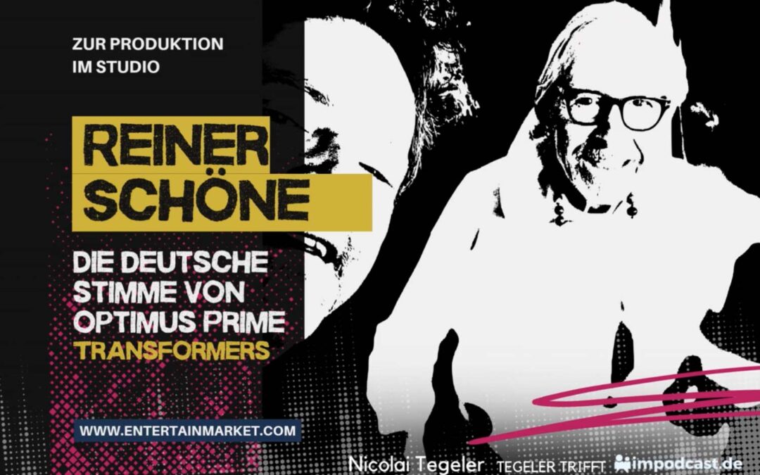 reiner schoene als sprecher im crossmedia studio von entertain market - hessen